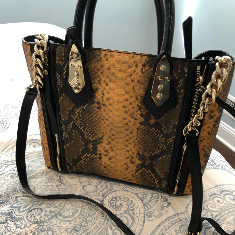 Henry bendell snake skin bag